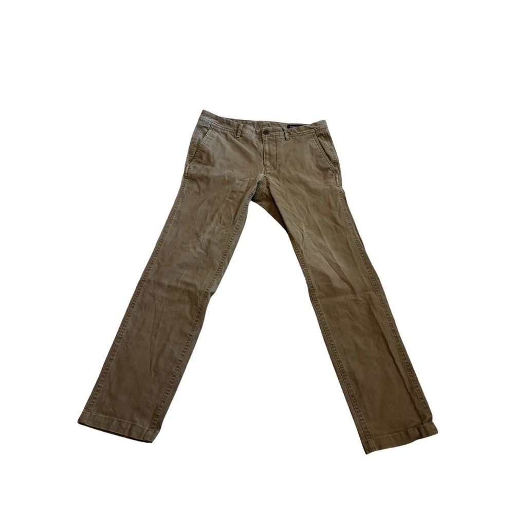 Bonobos Skinny Chinos 30/28 Khaki Tan Stretch Cotton Casual Pants 24703-KH2